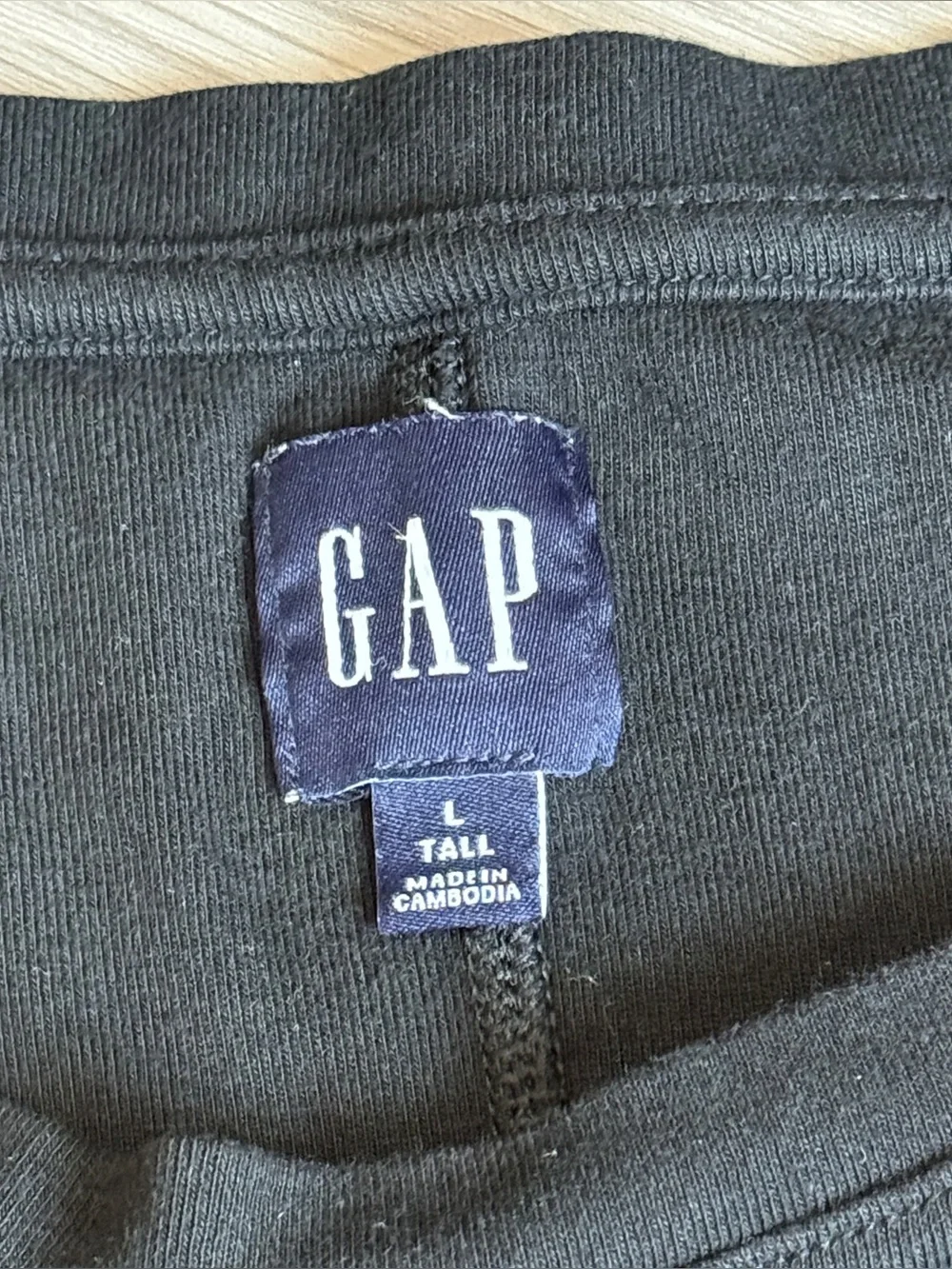 Gap Elbow Sleeve T-Shirt Dress – Size L Tall – Black - Picture 3 of 7